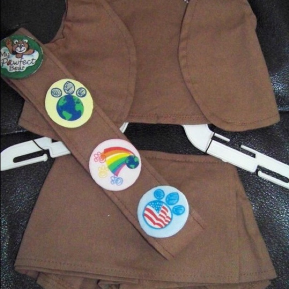 NEW Stuffed Animal Outfit - Brownie/Girl Scout Outfit